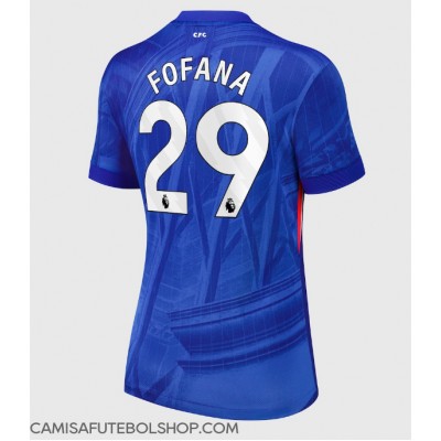 Camisa de time de futebol Chelsea Wesley Fofana #29 Replicas 1º Equipamento Feminina 2025-26 Manga Curta Camisa de time de futebol Chelsea Wesley Fofana #29 Replicas 1º Equipamento Feminina 2025-26 Manga Curta